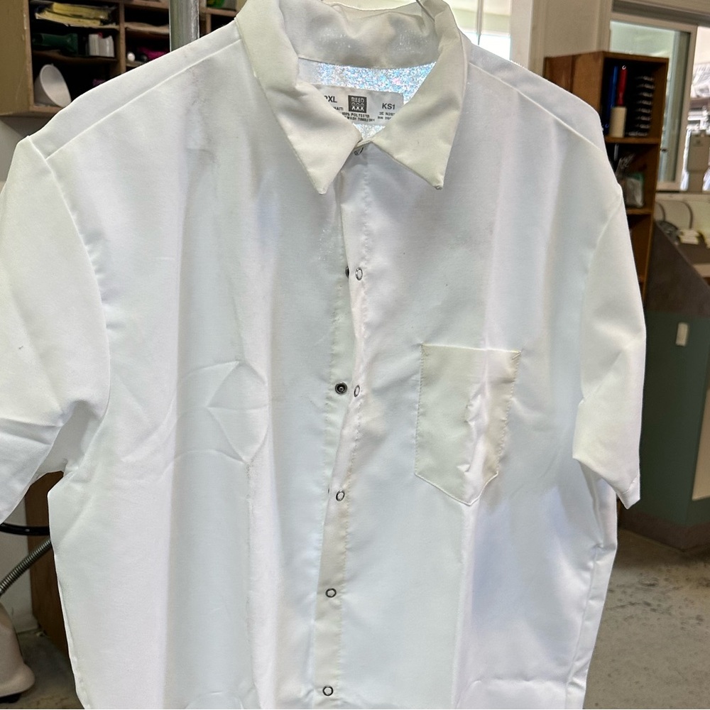 White cook shirt